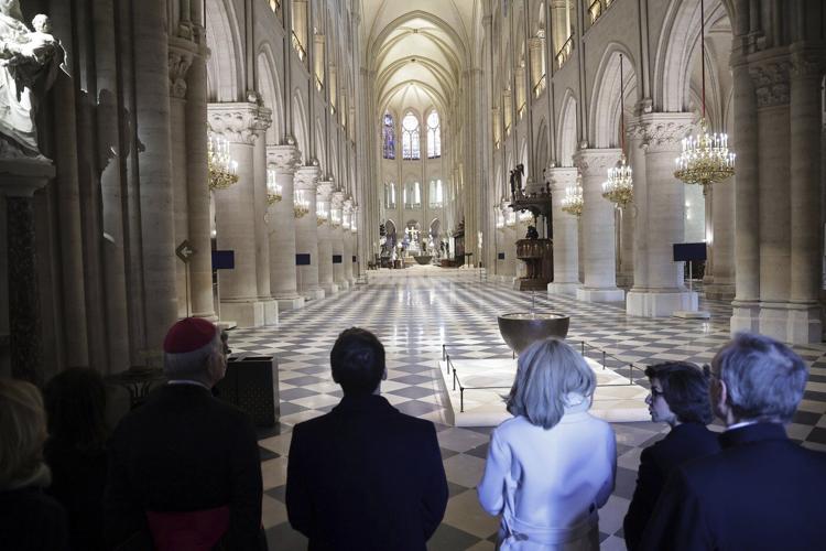 Trump is traveling to Paris for Notre Dame Cathedral's reopening and to meet with Macron