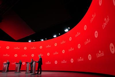 Here's the latest as the Liberal leadership candidates face off in English debate