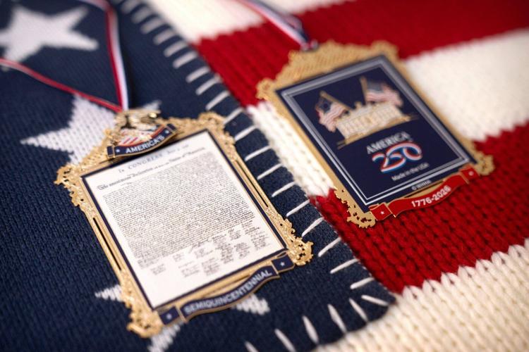 America will celebrate its 250th birthday next year. There's a commemorative ornament for it