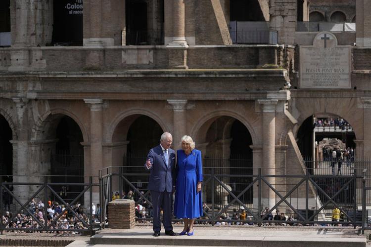UK royals meet Italy's president and enjoy a special tour of Rome's Colosseum