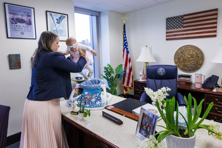 Child care in the Capitol: As more women run for office, some are bringing their kids