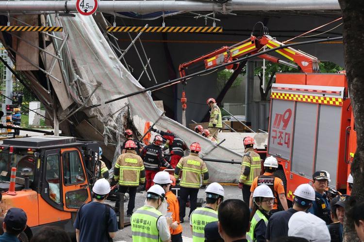3 dead in South Korea after collapse at overpass demolition site