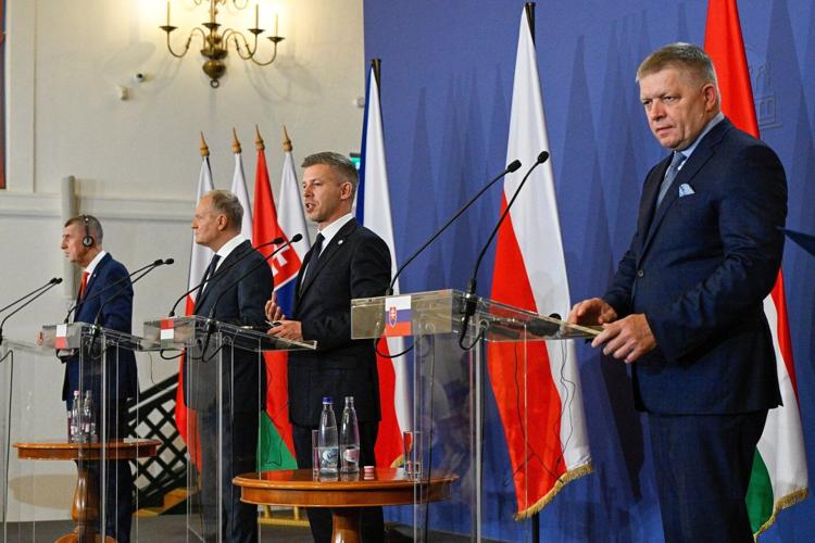 Leaders of four Central European countries meet in Hungary to reboot regional group