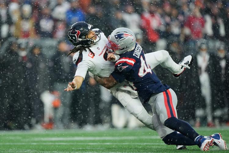 Maye throws 3 TD passes, Stroud has 4 INTs as Patriots top Texans 28-16 to advance to AFC title game