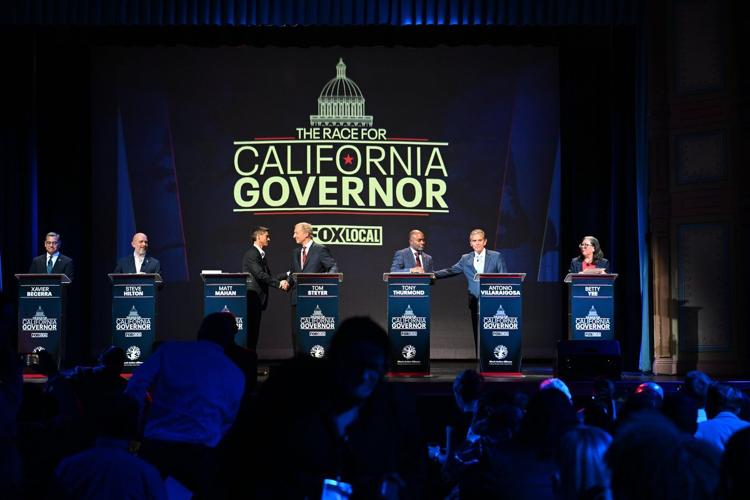 Crowded Democratic field in California governor's race might provide a rare opening for the GOP