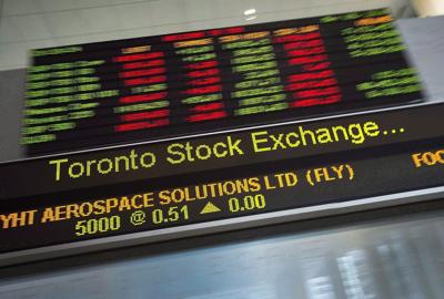 S&P/TSX composite up in late-morning trading, U.S. stock markets mixed