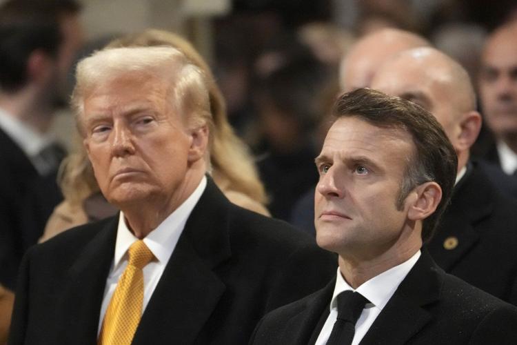Trump meets with French President Macron as uncertainty grows about US ties to Europe and Ukraine