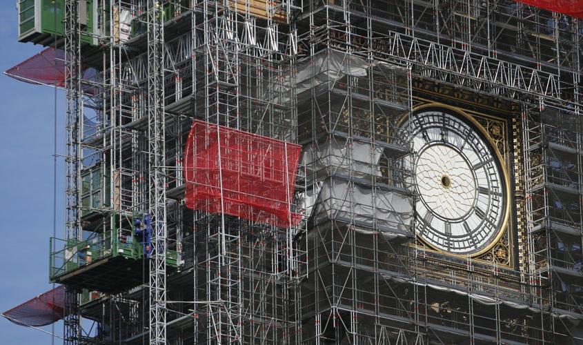 London's restored Big Ben clocktower is up for a top architecture prize