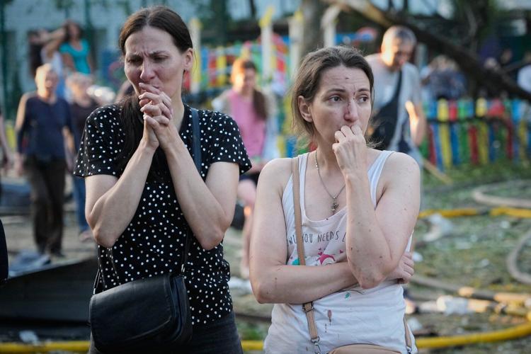 Russian missiles and drones kill 8 and cause damage across Ukraine capital