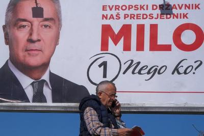 Montenegro vote pits incumbent president against new blood