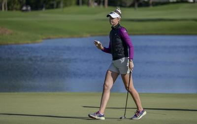 Nelly Korda recovers from a 6-shot deficit, cuts Charley Hull's lead to one in LPGA