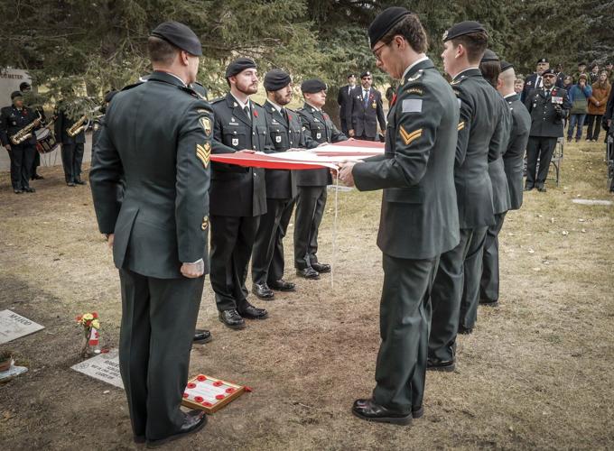 Decades after death, Calgary First World War soldier receives military send off