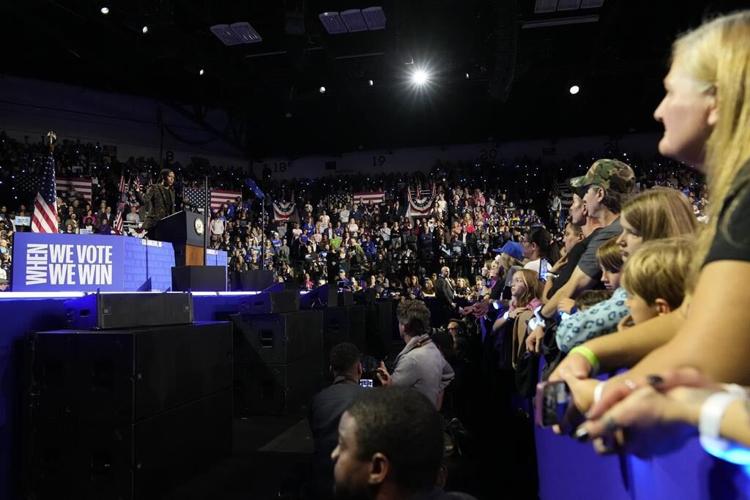 'Take our lives seriously,' Michelle Obama pleads as she rallies for Kamala Harris in Michigan