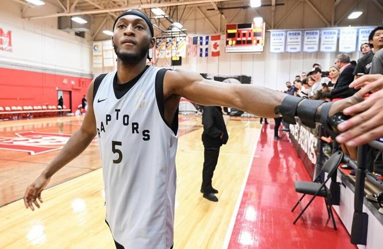 Gradey Dick leads Raptors past Celtics 119-118 in NBA pre-season action