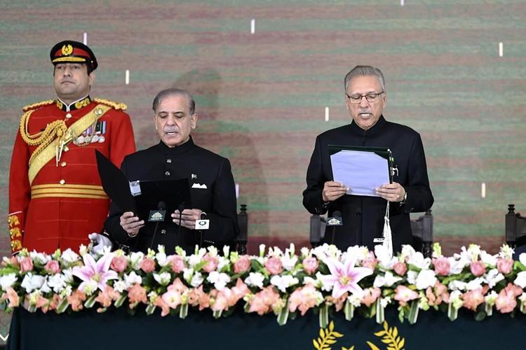 Shehbaz Sharif sworn in as Pakistan’s new prime minister