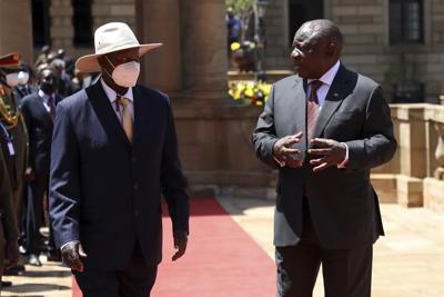 Ugandan, South African leaders urge greater trade in Africa