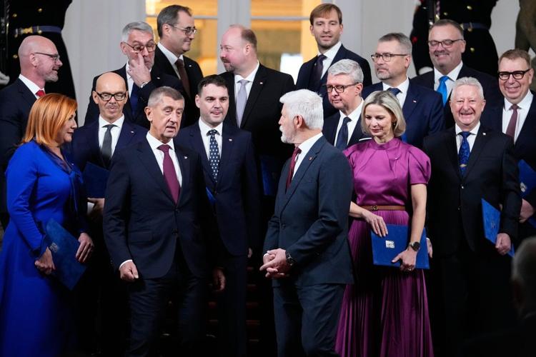 Czech president swears in new coalition government of populist billionaire Andrej Babiš