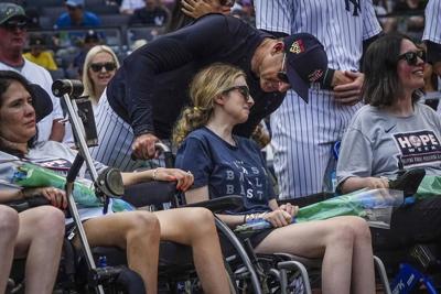 MLB's Sarah Langs, who has ALS, honored at Yankees game on anniversary of Lou Gehrig's famous speech