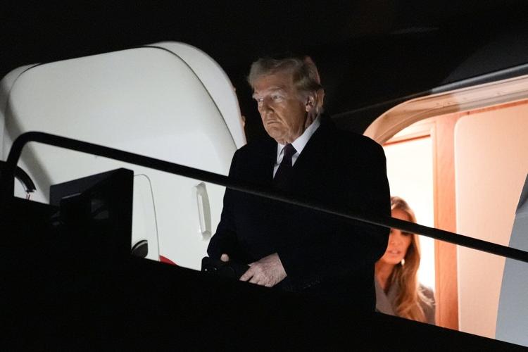 Trump arrives in Washington for inaugural celebrations to mark his return to power
