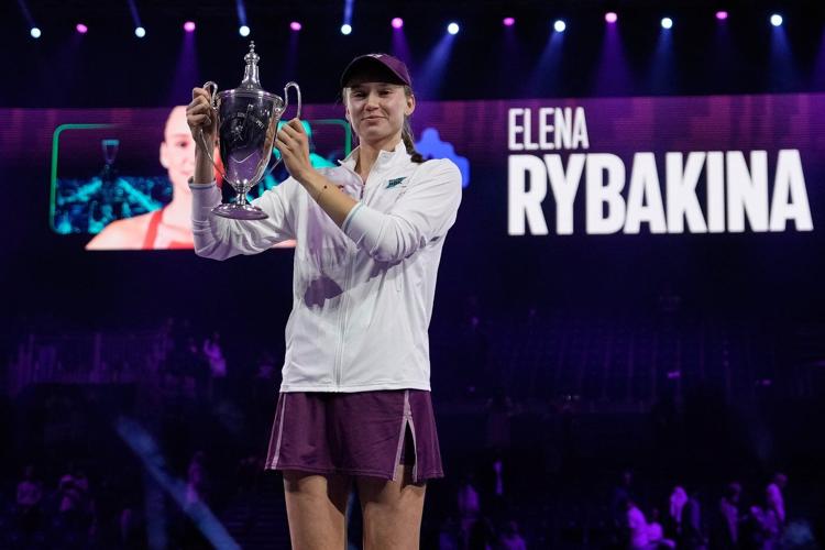 Rybakina beats No. 1-ranked Sabalenka to win WTA Finals