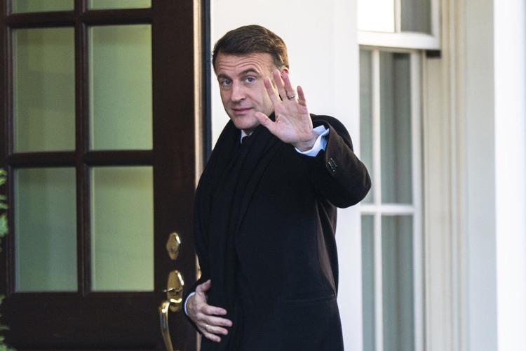 Trump meets with French President Macron as uncertainty grows about US ties to Europe and Ukraine