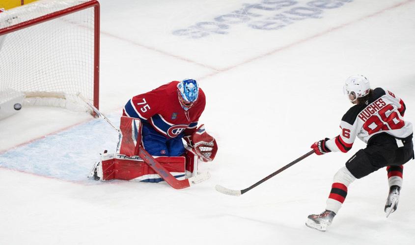 Hughes scores in OT as Devils edge Canadiens 4-3