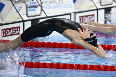 Canada's McIntosh takes backstroke silver at short-course swimming championships