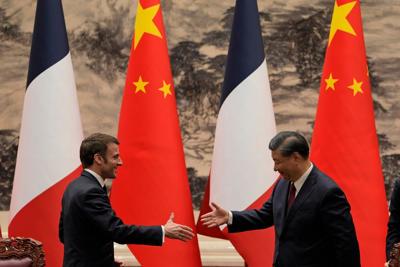 Macron heads to China for talks with Xi on trade ties and Russia's war in Ukraine