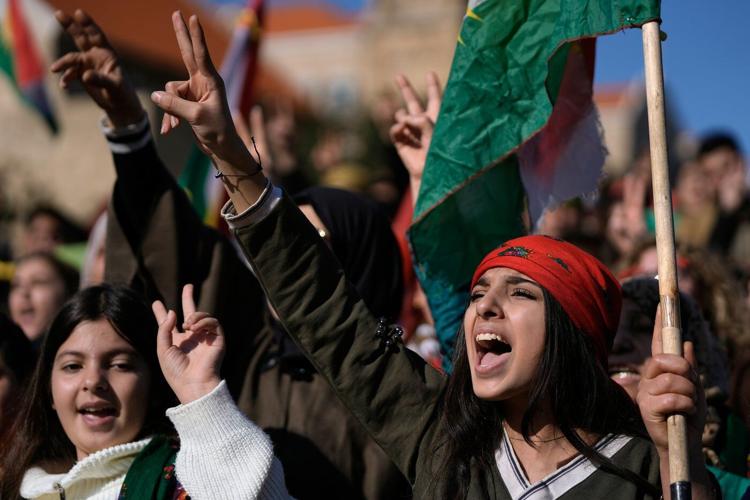 Guards from Kurdish forces abandon camp in northeastern Syria housing IS-linked detainees