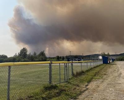 Fire that forced evacuation of Labrador City was nearly out — but then it exploded