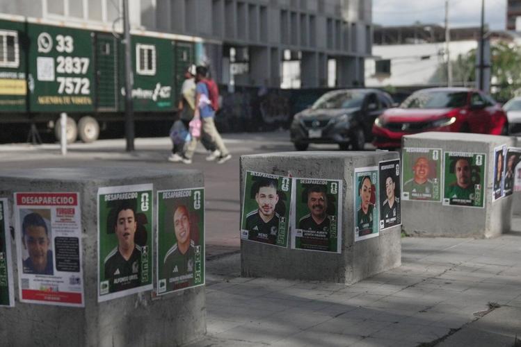 With World Cup in Guadalajara, families of Mexico's disappeared turn loved ones into soccer stickers