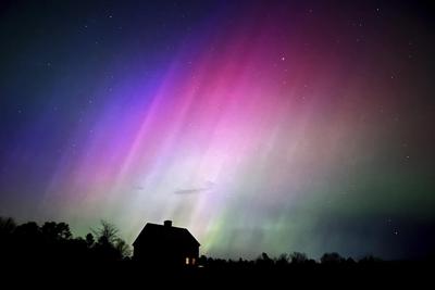 Seeking the northern lights was a family affair for this AP photographer