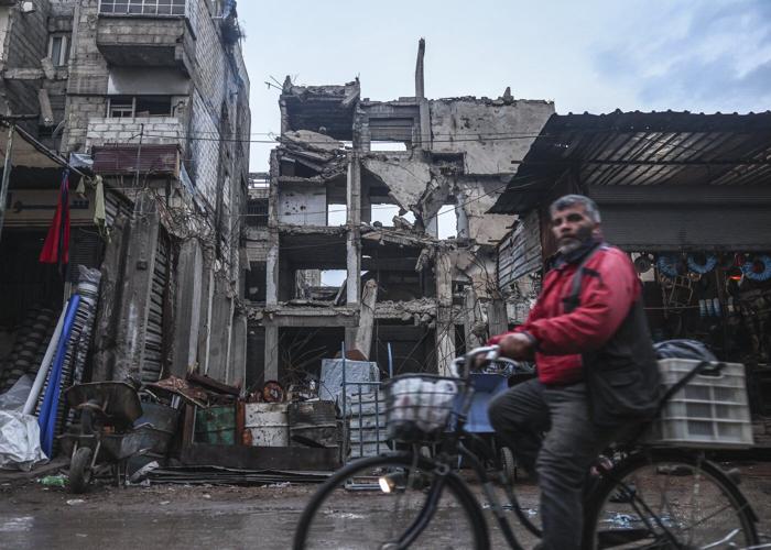 Middle East latest: Ukraine's foreign chief pledges support for a new Syria on a trip to Damascus