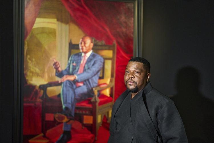 Artist Kehinde Wiley puts power in a new frame with paintings of African leaders