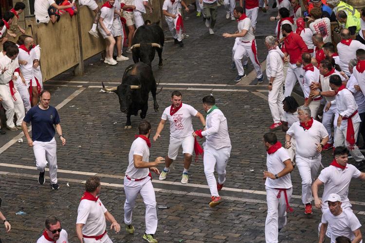 Pamplona holds opening bull run during San Fermín festival