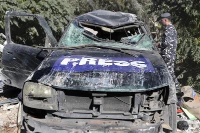 An Israeli airstrike killed journalists covering the war in Lebanon as they slept