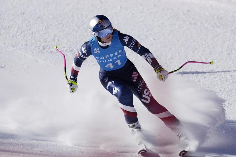 Lindsey Vonn competes in a pair of downhills, another step on her comeback trail at the age of 40