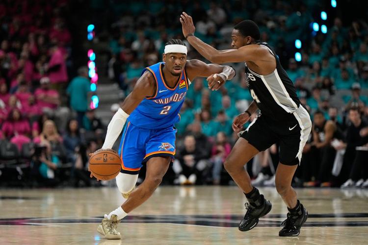 Gilgeous-Alexander, bench propel Thunder past Spurs 123-108 in conference final