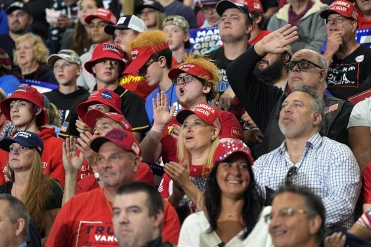 The Latest: Hurricane Milton threatens to overshadow presidential campaigning