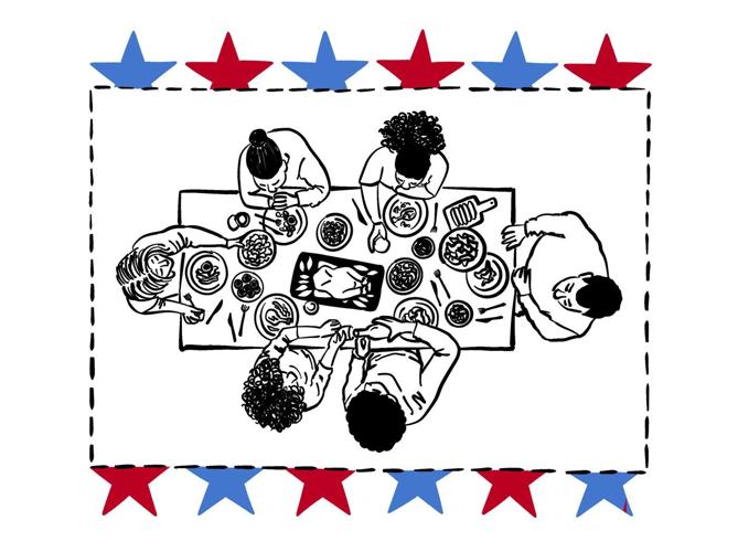 So you're gathering with relatives whose politics are different. Here are some tips for the holidays
