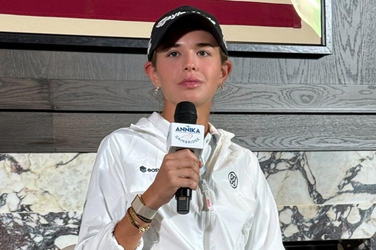 President Trump's granddaughter, Kai Trump, has brought buzz to an LPGA tournament