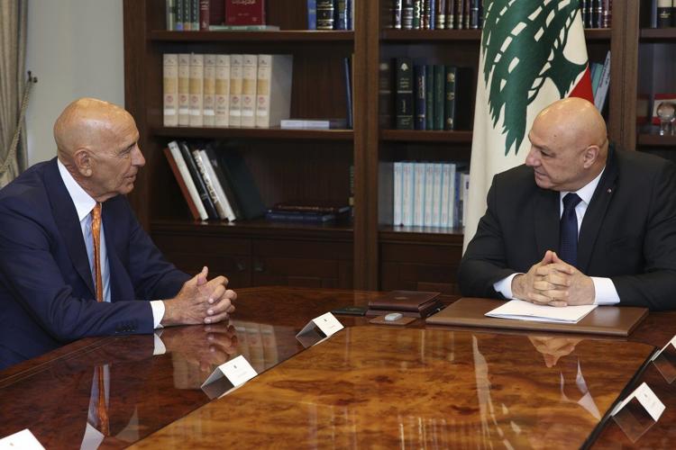 U.S. envoy receives the Lebanese government's response to Hezbollah disarmament proposal