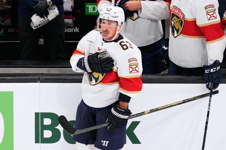 Brad Marchand steps away from the Panthers to help a friend whose daughter died of cancer