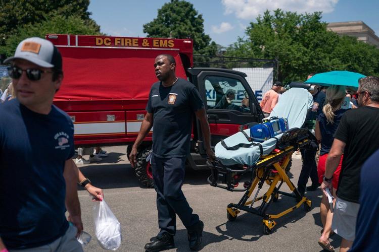 Extreme heat bears down as America 250 celebrations ramp up. Trump heads to Mount Rushmore