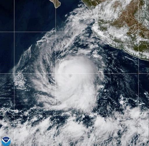 Hurricane Kristy strengthens into a Category 4 storm in the Pacific Ocean