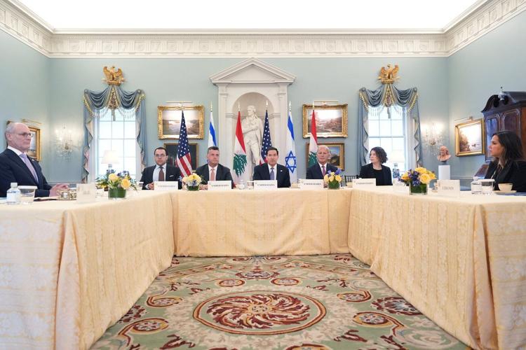 The Latest: Israel and Lebanon hold rare talks as US-Iran standoff deepens