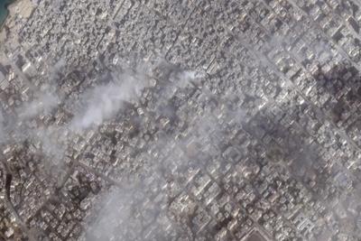 Satellite photos analyzed by the AP show Israeli forces pushed further into Gaza late last week