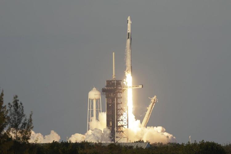 SpaceX launches a new crew to the space station to replace NASA's stuck astronauts