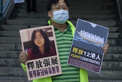 A citizen journalist imprisoned for 'provoking trouble' by reporting on COVID in China is released