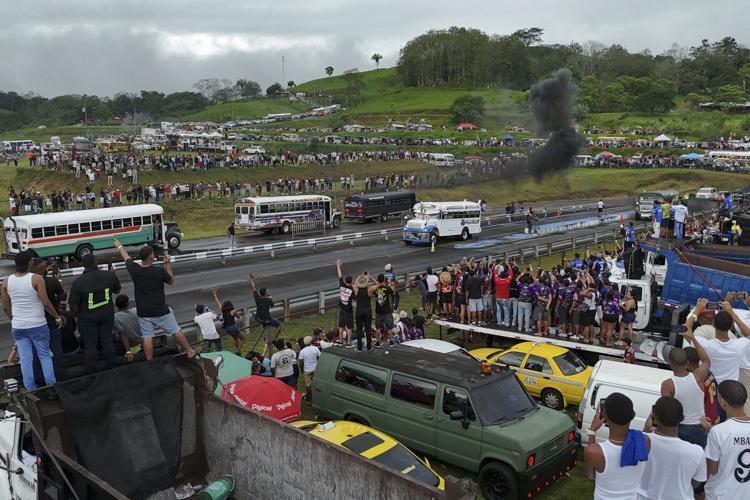 AP PHOTOS: Former US school buses get a second life in Panama